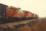 Trailing units on coal train